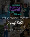 Image: Social Folk wins Best New Business Campaign at the European Agency Awards 2025