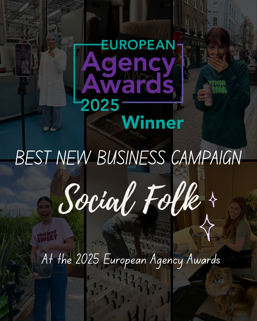 Image: Social Folk wins Best New Business Campaign at the European Agency Awards 2025